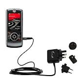 International Wall / AC Charger for the Motorola ROKR Z6M - Gomadic Brand w/ TipExchange Technology