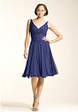Tadashi Pleat-Waist Dance Dress, Petites