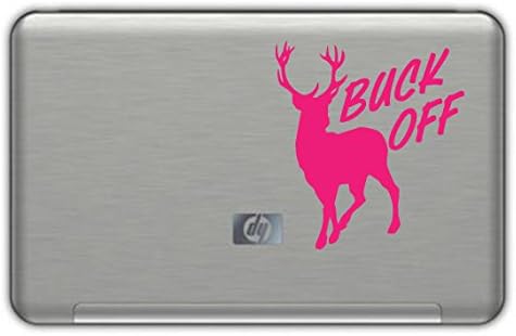 BUCK OFF! Sticker PINK 4.5"x4" Free Shipping