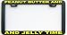 FUNNY HUMOR GIFT PEANUT BUTTER AND JELLY TIME LICENSE PLATE FRAME