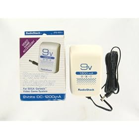 Radioshack 9 volt 1200ma Power Adaptor for Sega Genesis Video Game System