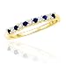 10k White or Yellow Gold Sapphire and Diamond Ring