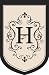 Regal Monogram Garden Flag - H
