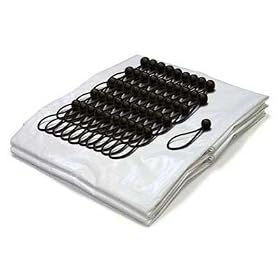 Texan LA1247-EK 20' Universal White Side Kit for All Canopies
