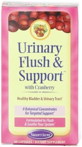 Natures Secret 944728 Urinary Cleans And Flush With Cranberry Extract 60 Capsules