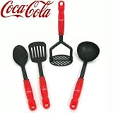 COCA-COLA 2511 4-PIECE KITCHEN CULINARY UTENSIL SET