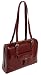 Siamod 35256 Molinelli Italian Leather Ladies Laptop Tote (Cherry Red)
