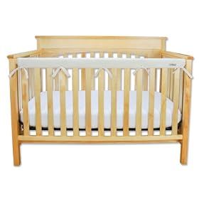 Trend Lab Long Narrow Cribwrap Rail Cover, Natural: Baby