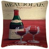 Beaujolais Wine Cushion - Martin Wiscombe Cushions