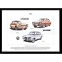 Sporting Ford Escort Mk1 RS - RS2000 Mexico RS1600 - Art Print