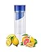 24oz 'Choose To Infuse' Colored-Top Infusion Infuser Water Bottle - FREE 'Infused Water' Recipe Guide eBook Included.