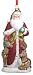 Reed & Barton Woodland Santa Blown Glass Christmas Ornament, Artist Signed