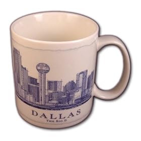 Starbucks Coffee DALLAS ARCHITECTURE Mug 16 oz 2007 Collection