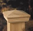 4x4 Hatteras Pyramid Post Cap [CAPITOL CITY LUMBER]