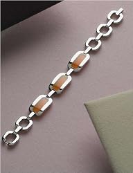 J-Steel by Fyn Studios stainless-steel and Lexan bracelet. Model: JSF-843332001358