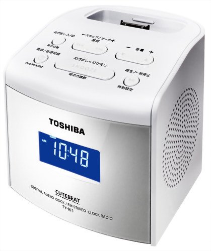 TOSHIBA CUTEBEAT iPod/iPhone対応デジタルオーディオドック TY-Ri1(W) ホワイト