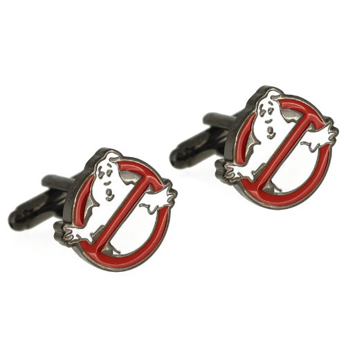 Beat Deal White and Red Ghostbusters Cufflinks