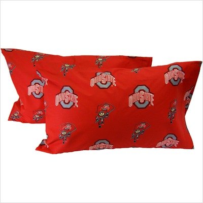 College Covers Ohio State University King Pillowcase, Set of 2