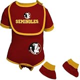 Florida State Seminoles Baby Onesie, Bib, and Booties