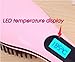 Professional Salon Styling STRAINER & CURLING IRON, Automatic Release 2 in 1 Twist Straightening Iron, Curler Iron, 3D Concave and Convex Ceramic Titanium Plate Flat Iron Salon Tool #XX05