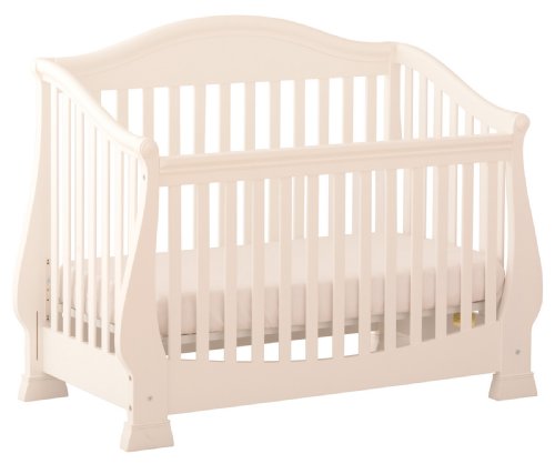 Status Series 300 Stages Convertible Crib, Antique White