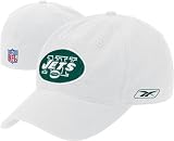 New York Jets -White- Fitted Sideline Slouch Hat