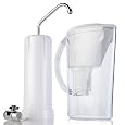Clean Pure Countertop Water Filter and 48 oz. Water Pitcher