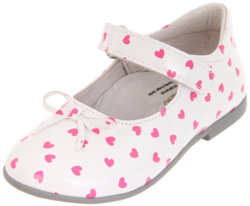Falcotto By Naturino 279 Mary Jane (Toddler),Bianco St.Fuxia (9215),25 EU (9-9.5 M US Toddler)