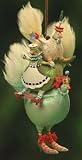 Krinkles 12 Days Of Christmas Three French Hens Ornament