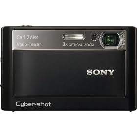 Sony Cybershot DSC-T20 8MP Digital Camera with 3x Optical Zoom and Super Steady Shot (Black)