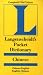 Langenscheidt's Pocket Dictionary Chinese/English English/Chinese