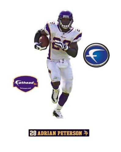 Minnesota Vikings Adrian Peterson Junior Wall Decal