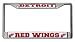 Detroit Red Wings Chrome License Plate Frame