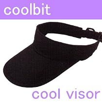 アウトドアにオススメ！！【クールビット CLV-603 　カラーBLKブラック】cool visorシリーズ バイザータイプ 熱中症対策に！！