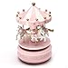 FreshGadgetz Wooden Merry-Go-Round Horse Music Box Christmas Birthday Gift Carousel Music Box