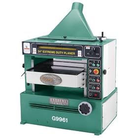 Grizzly G9961 24" Industrial Planer w/ Spiral Cutterhead