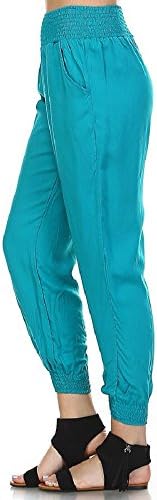Aly-Rose Tranquility Pants Made in USA (Medium, Teal)