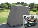 Buy Factory Direct Deluxe 4 Passenger E Z GO Golf cart cover - Taupe Color 112"Lx48"Wx66"H