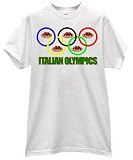 ITALIAN OLYMPIC RINGS SPAGHETTI MEATBALLS TEE SHIRT