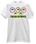 ITALIAN OLYMPIC RINGS SPAGHETTI MEATBALLS TEE SHIRT