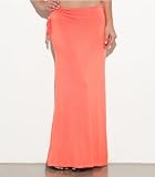 G by GUESS Valerie Knit Maxi Skirt, COASTAL CORAL (LARGE)