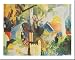 Landscape by August Macke Fine Art Print / Poster 31.00 x 24.00 in.