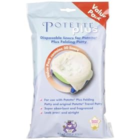Skip Hop Bibs and Stuff Potette Plus Disposable Liners 30 pack