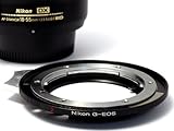 RinbowImaging Nikon G AFS DX Lens to Canon EOS Adapter, for Canon !Ds, 1D,  ....