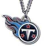 Tennessee Titans Chain Necklace & Pewter Pendant - NFL Football Fan Shop Sports Team Merchandise