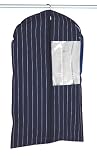 WENKO 3792650100 Kleidersack Comfort - Kunststofffilm, 60 x 100 cm, blau gestreift