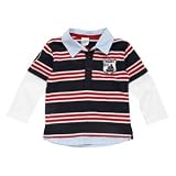 J by Jasper Conran-Baby's navy striped polo shirt-3-6 months