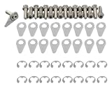 Stage 8 - 8916 MOPAR 4.7, 5.7, 6.1 Liter Hemi V8 Header Bolt Set - 8mm 1.25x25mm Bolts 6 Point DHH - Set of 17 pieces