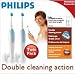 New Phillips Rechargeable Toothbrush Twin 2 x HX1610