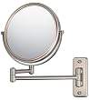 Wall Mount 7X to 1X Magnifying Mirror, Brushed Nickel